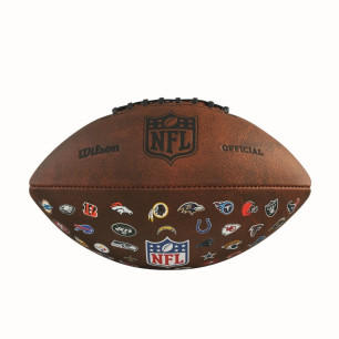 Balon de Futbol Americano NFL Wilson Throwback 32 Team logo