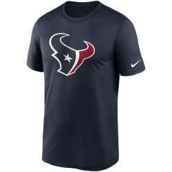T-shirt NFL Houston Texans Nike Logo Essential Bleu marine pour homme