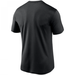 T-shirt NFL New Orleans Saints Nike Logo Essential negro para hombre