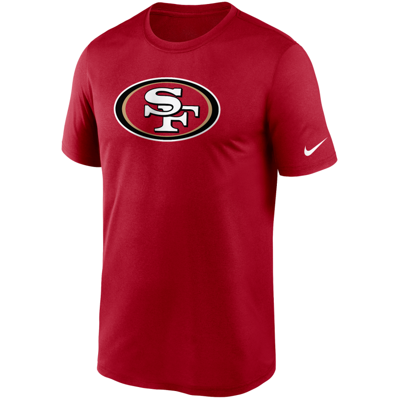 T-shirt NFL San Francisco 49ers Nike Logo Essential Rouge pour homme