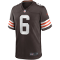 Nike NFL Game Team colour jersey Baker Mayfield cleveland browns maroon