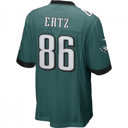 Camiseta NFL Zach Ertz Philadelphia Eagles Nike Game Team colour maron