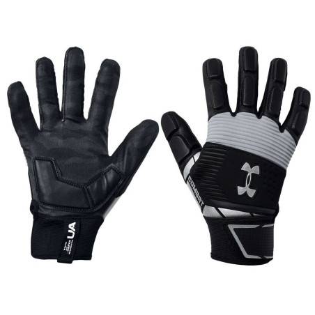 Guantes de Futbol Under Armour NFL Combat para linemen Negro