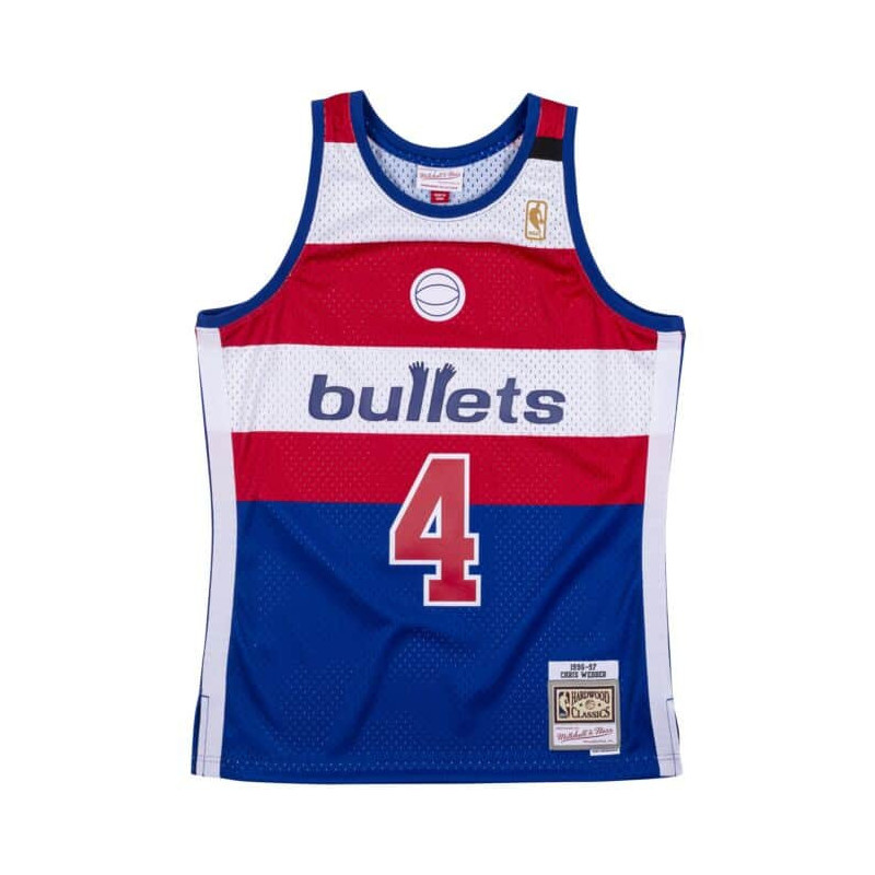Mitchell & ness NBA swingman Jersey Chris Webber Washington Bullets 1996-97 Hardwood Classics Royal Mitchell & ness NBA swingman Jersey Chris Webber Washington Bullets 1996-97 Hardwood Classics Royal