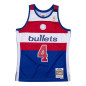 Camiseta NBA Chris Webber Washington Bullets 1996-97 Mitchell & ness NBA swingman Hardwood Classics Azul