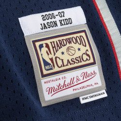 Camiseta NBA Jason Kidd New Jersey Nets 2006-07 Mitchell & ness Harwood Classic Azul