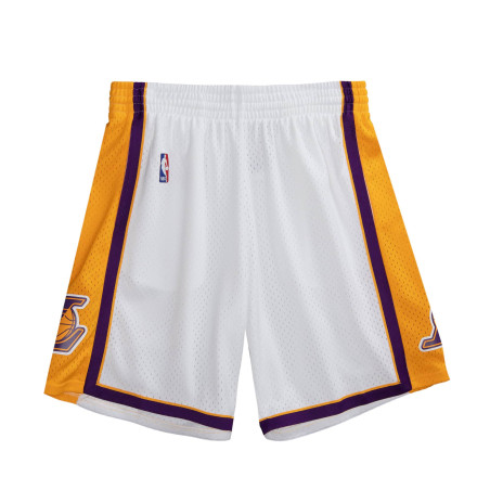 Short NBA Los Angeles Lakers 2009-10 Mitchell & Ness Swingman Blanc