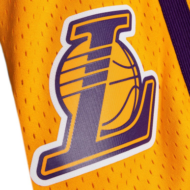 Short NBA Los Angeles Lakers 2009-10 Mitchell & Ness Swingman Blanc