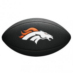Mini Balon de Futbol Americano NFL Denver Broncos Wilson team logo negro