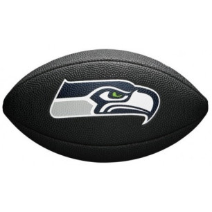 Wilson NFL team logo Mini ball Seattle Seahawks black