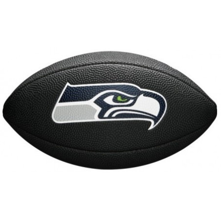 Wilson NFL team logo Mini ball Seattle Seahawks black