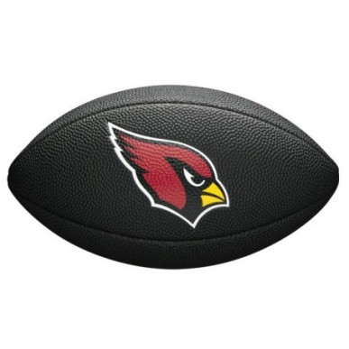 Wilson NFL team logo Mini ball Arizona Cardinals black