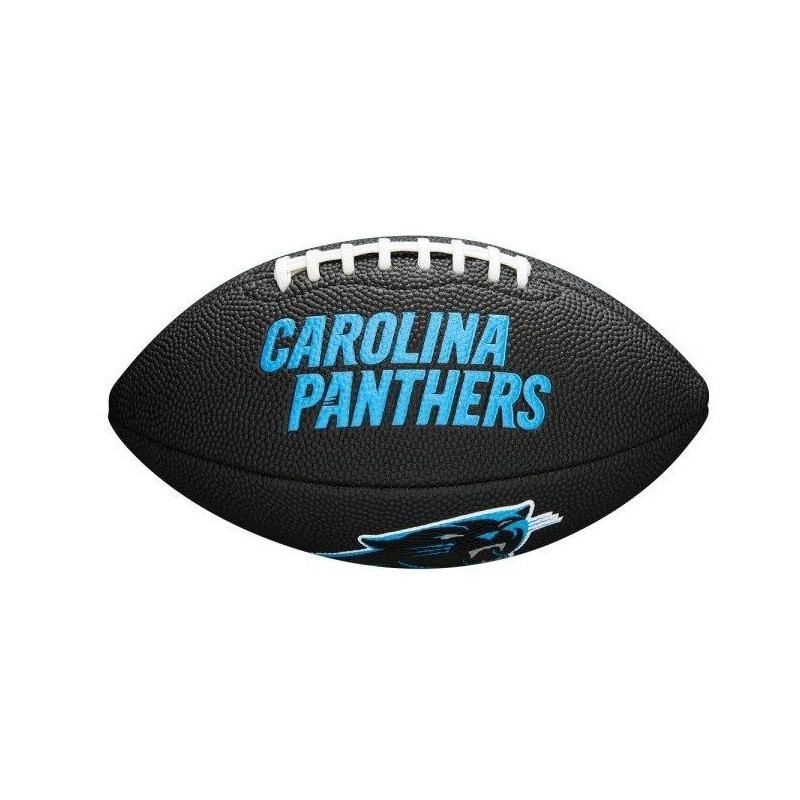 Mini Ballon de Football Américain Wilson NFL team logo Carolina Panthers Noir