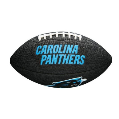 Wilson NFL team logo Mini ball Carolina Panthers black