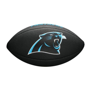 Wilson NFL team logo Mini ball Carolina Panthers black