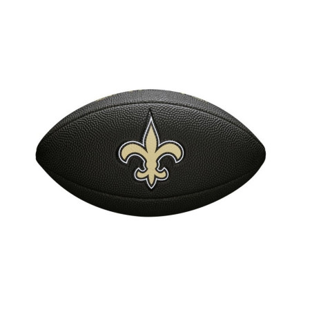 Wilson NFL team logo Mini ball New Orleans Saints black