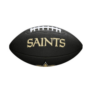 Wilson NFL team logo Mini ball New Orleans Saints black