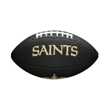 Wilson NFL team logo Mini ball New Orleans Saints black