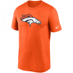 T-shirt NFL Denver Broncos Nike Logo Essential Orange pour homme