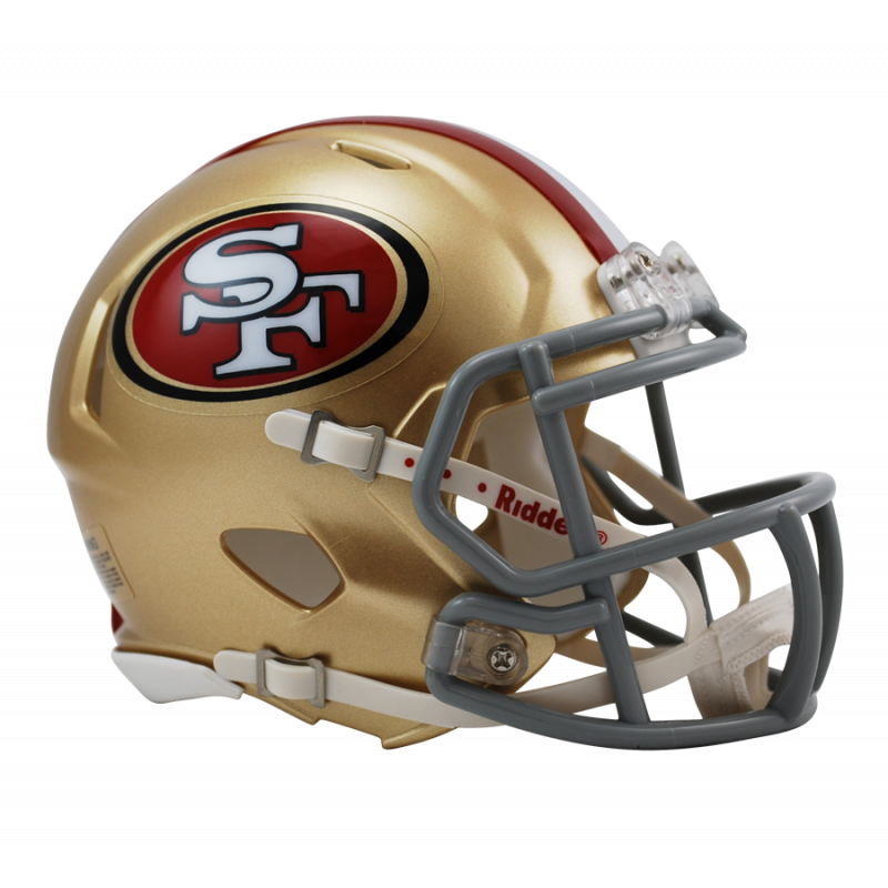 Mini casque NFL San Francisco 49ers Riddell Replica