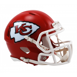 Mini casque NFL Kansas City Chiefs Riddell Replica