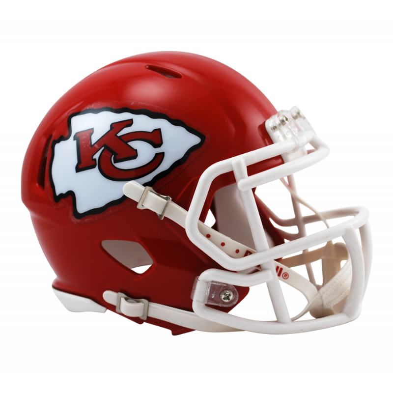 Mini casco NFL Kensas City Chiefs Riddell Replica