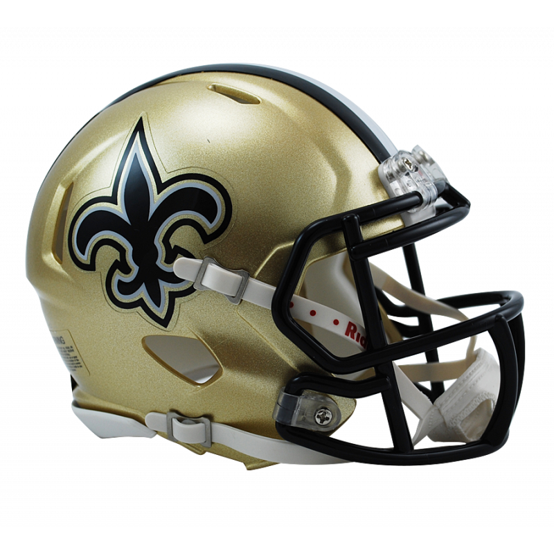 Mini casque NFL New Orleans Saints Riddell Replica