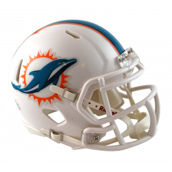 Mini casque NFL Miami Dolphins Riddell Replica