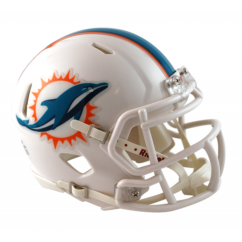 Mini casco NFL Miami Dolphins Riddell Replica