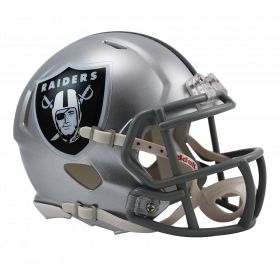 Mini Casco NFL Oakland Raiders Riddell Replica