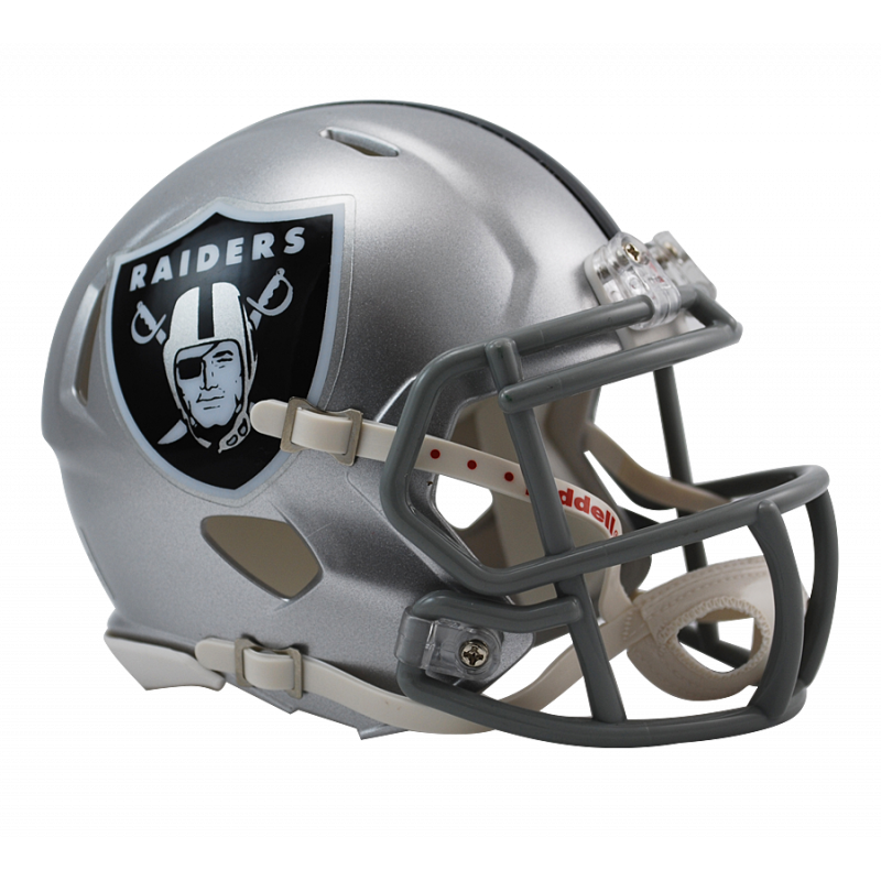 Mini Casco NFL Oakland Raiders Riddell Replica