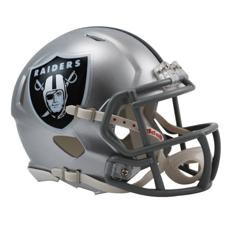 Mini casque NFL Oakland Raiders Riddell Replica