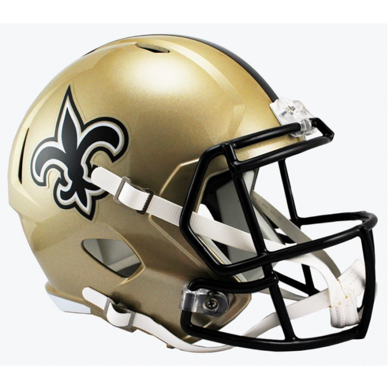 Casque de Football Americain NFL New Orleans Saints Riddell Replica