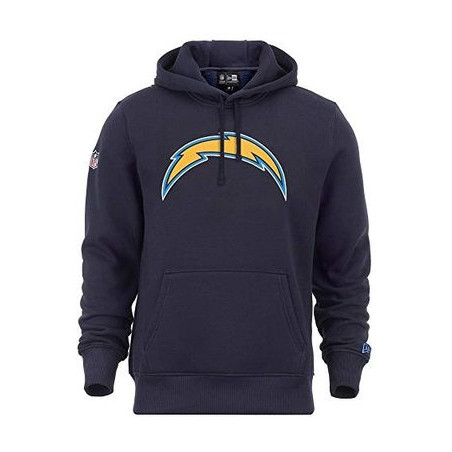 Sweat à capuche NFL Los Angeles Chargers New Era Team logo Bleu marine