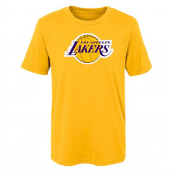 T-shirt NBA Outerstuff Los Angeles Lakers Primary Logo pour enfant jaune