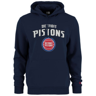 Men's New Era team logo PO Hoody NBA Detroit Pistons Navy