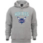 Men's New Era team logo PO Hoody NBA Charlotte Hornets grey