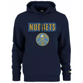 Sweat à Capuche NBA Denver Nuggets New Era Team logo Bleu marine
