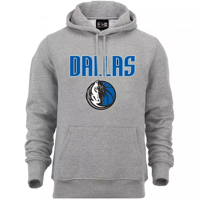 Sudadera NBA Dallas Mavericks New Era team logo gris