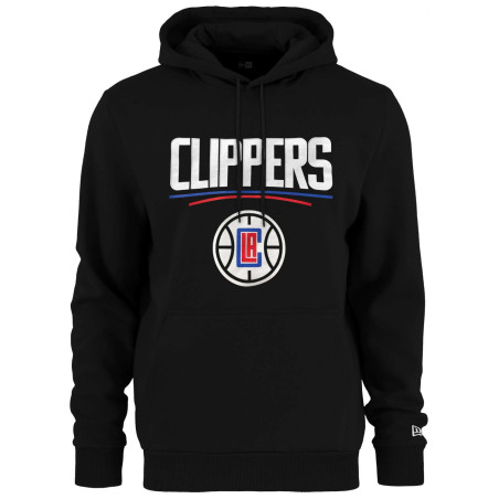 Men's New Era team logo PO Hoody Los Angeles Clippers Black