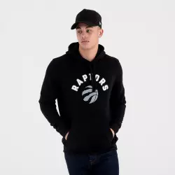 Toronto Raptors New Era sudadera negra de NBA para hombre