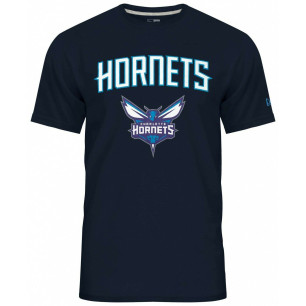Men's New Era Team logo T-shirt NBA Charlotte Hornets Navy