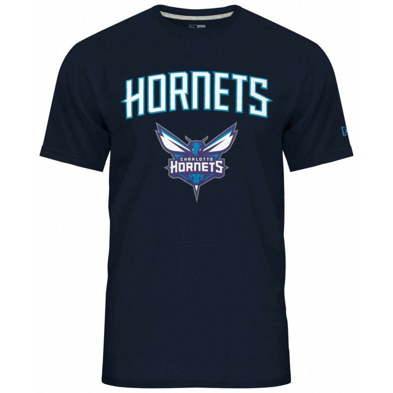 Men's New Era Team logo T-shirt NBA Charlotte Hornets Navy