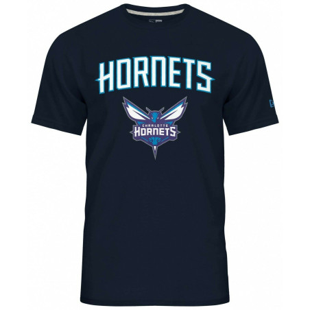 T-shirt NBA Charlotte Hornets New Era Team logo Azul para hombre