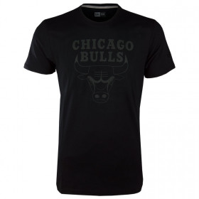 T-Shirt NBA Chicago Bulls New Era Team logo Noir pour Homme