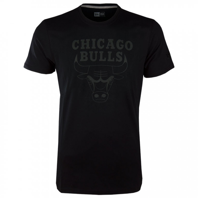 t-shirt NBA Chicago Bulls New Era Team logo negro