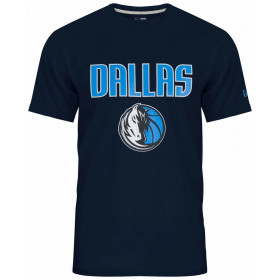 T-Shirt NBA Dallas Mavericks New Era Team logo Bleu marine