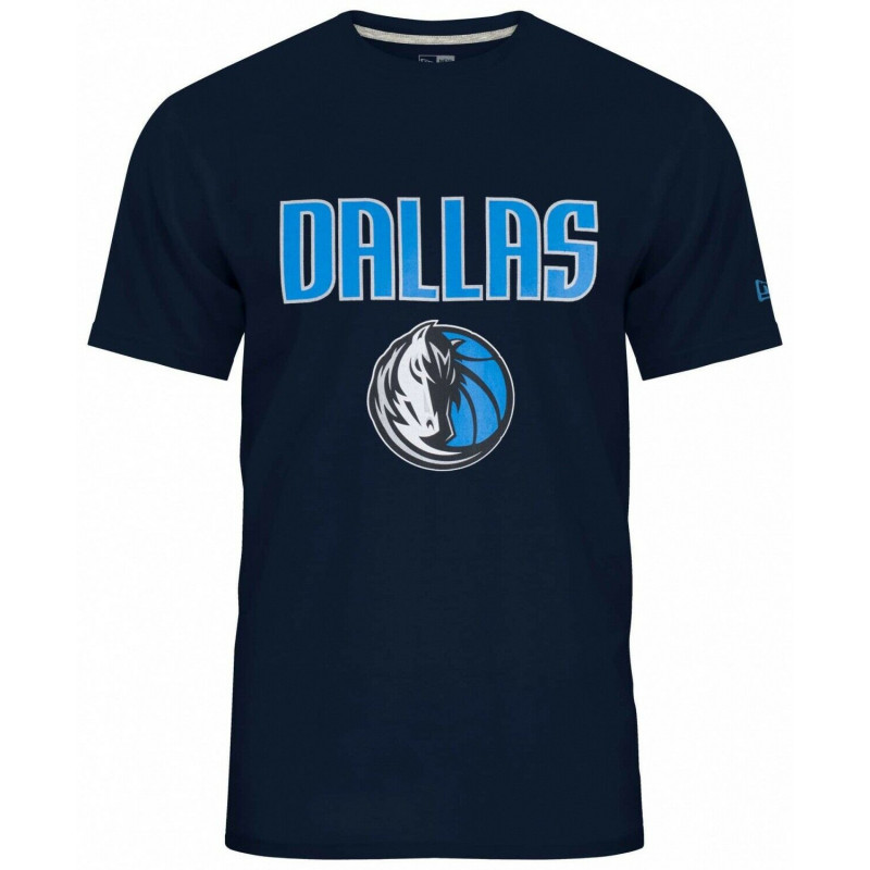 T-Shirt NBA Dallas Mavericks New Era Team logo Bleu marine