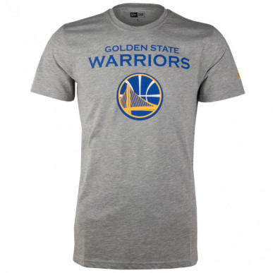 Men's New Era Team logo T-shirt NBA Golden State Warriors Grey