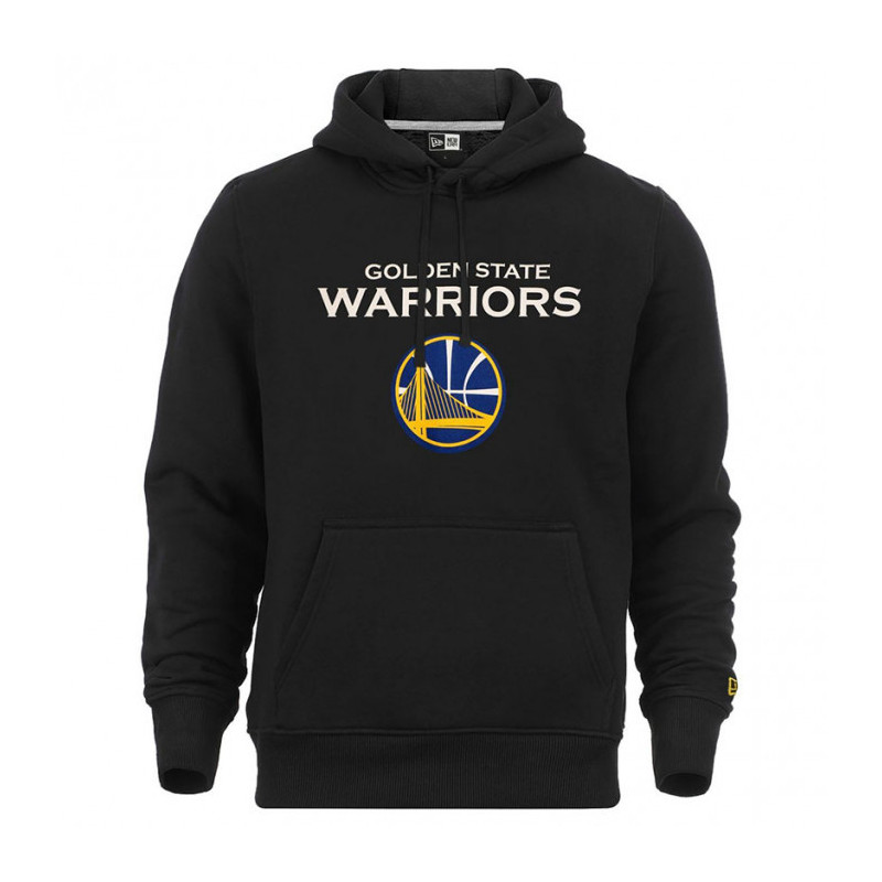 Sweat à Capuche NBA Golden States Warriors New Era Team logo Noir